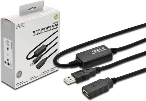 DIGITUS - Câble de rallonge actif USB 3.0, 10 m