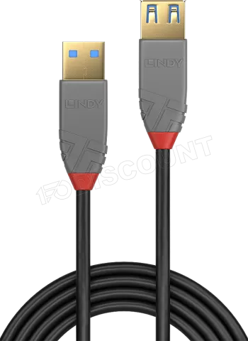 Cable USB 2m M/F (rallonge) à prix bas