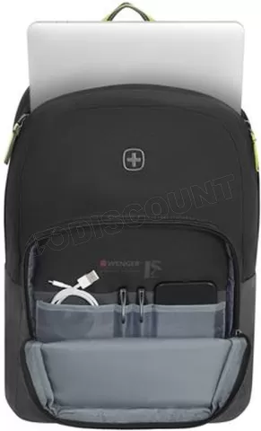 Photo de Sac à dos Ordinateur Portable Wenger Crango Black 16"max (Noir)