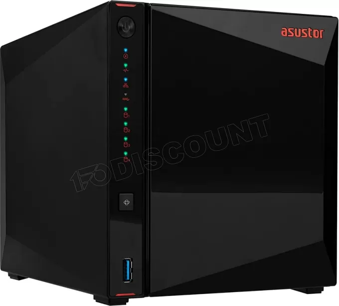 Serveur NAS Asustor Nimbustor 4 AS-5304T - 4 baies (Noir)