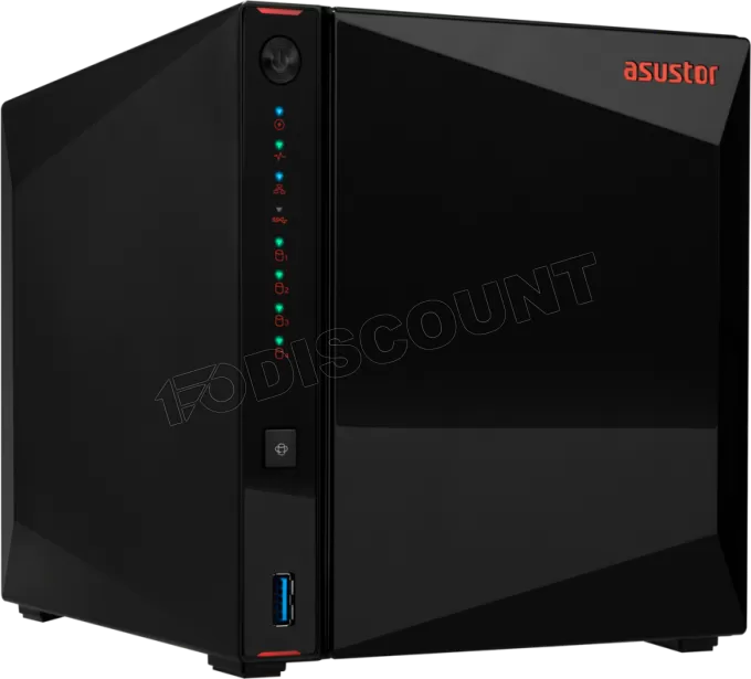 Serveur NAS Asustor Nimbustor 4 Gen2 AS-5404T - 4 baies  (Noir)