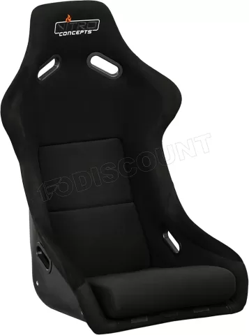 Photo de Siège de jeu Nitro Concepts R300 pour Sim Racing (Noir)