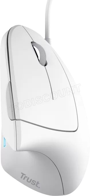 Souris filaire ergonomique Trust Verto (Blanc)