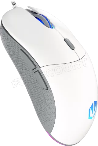 Photo de Souris filaire Gamer Endorfy Gem Onyx RGB (Blanc)