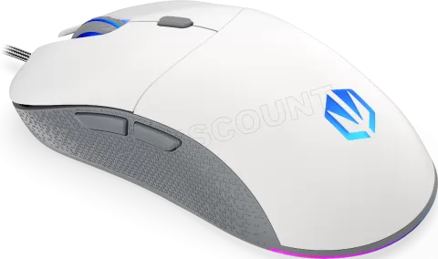 Photo de Souris filaire Gamer Endorfy Gem Onyx RGB (Blanc)