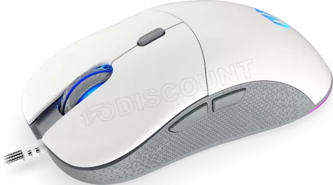 Photo de Souris filaire Gamer Endorfy Gem Onyx RGB (Blanc)