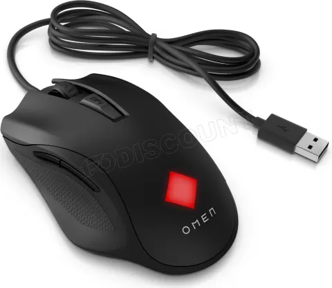 Photo de Souris filaire Gamer HP Omen Vector RGB (Noir)