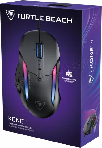 Photo de Souris filaire Gamer Turtle Beach Kone II RGB (Noir)