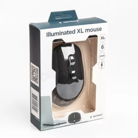 Photo de Souris filaire Gembird MUS-UL-02 (Noir)