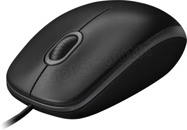 Souris filaire Logitech B100 Optical USB (Noir)