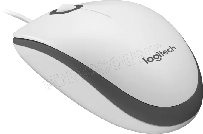 Souris filaire Logitech M100 (Blanc)