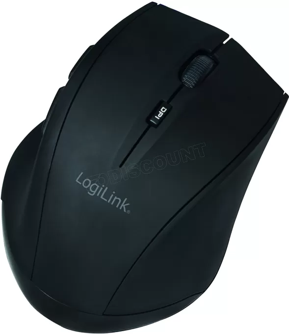 Souris sans fil Bluetooth LogiLink ID0032A Slim (Noir)