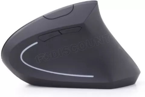 Photo de Souris sans fil ergonomique Gembird MUSW-ERGO-01 (Noir)