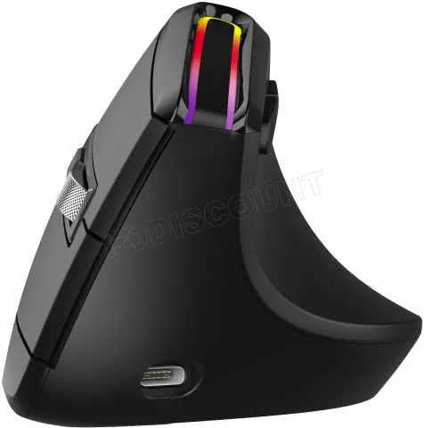 Photo de Souris sans fil ergonomique Mobility Lab Premium RGB (Noir)