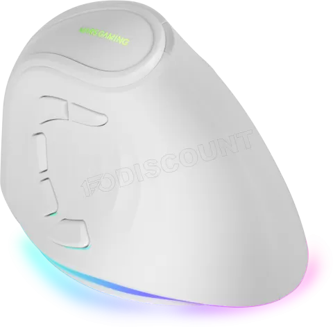 Photo de Souris sans fil Gamer ergonomique verticale Mars Gaming MM-SK RGB (Blanc)