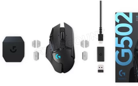 Photo de Souris sans fil Logitech G502 Lightspeed RGB (Noir)