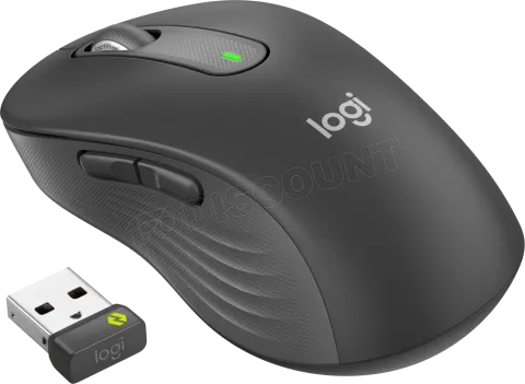 Photo de Souris sans fil Logitech Signature M650 L Business pour droitier (Noir/Gris)