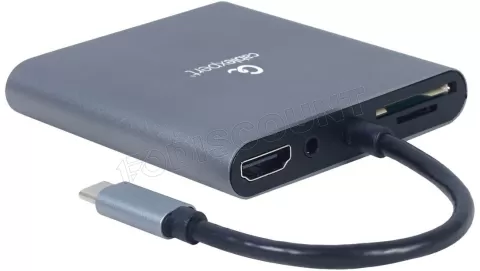 Photo de Station d'accueil portable USB-C 3.0 CableXpert 6-01 (Gris)