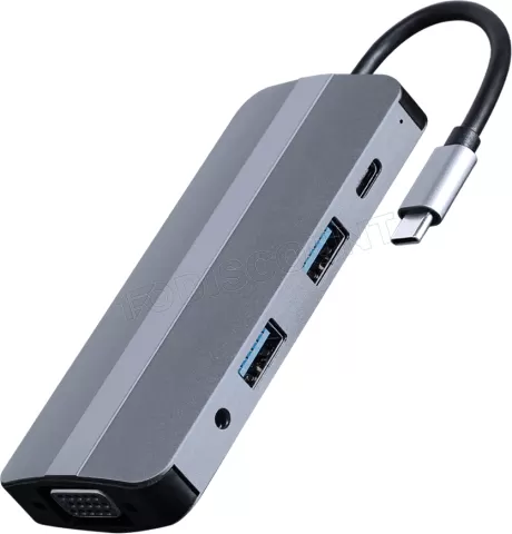 Photo de Station d'accueil portable USB-C 3.0 CableXpert 8-02 (Gris)