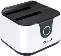 Photo de Station d'accueil USB 3.0 TooQ TQDS-802 pour 2x S-ATA (Blanc)