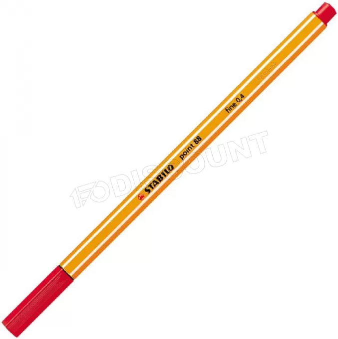 Stylo-feutre Stabilo Fineliner Pointe fine (Rouge)