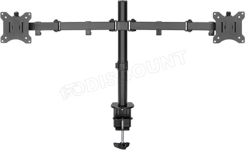 Photo de Support double-écran à fixer Goobay Double Flex 17"-32" (8kg max) (Noir)