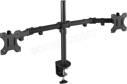 Photo de Support double-écran à fixer Tooq DB1232TN 13"-32" (8kg max) (Noir)