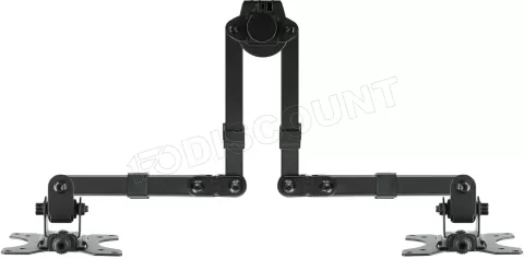 Photo de Support double-écran à fixer Tooq DB1232TN 13"-32" (8kg max) (Noir)