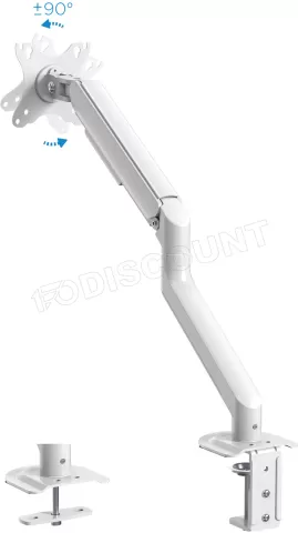 Photo de Support écran à fixer Tooq DB4032TNR 17"-32" (9kg max) (Blanc)