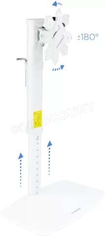 Photo de Support écran à poser Tooq DB1127TN 17"-27" (6kg max) (Blanc)