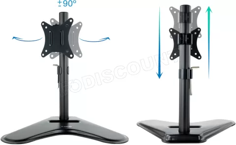 Photo de Support écran à poser Tooq DB1701TN 17"-32" (9kg max) (Noir)