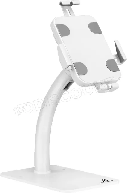 Support tablette universel sur pied Maclean MC-468 avec antivol (Blanc)