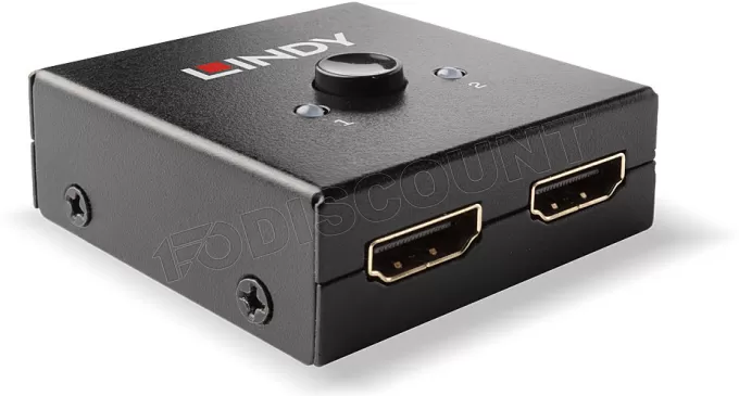 Switch HDMI Lindy 2 ports (2 entrées / 1 sortie)