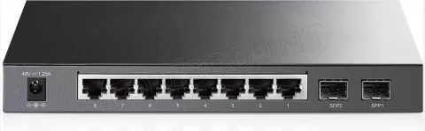 Photo de Switch réseau ethernet Gigabit TP-Link SG2210P (PoE, SFP) - 8 ports