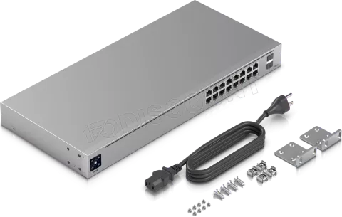 Photo de Switch réseau ethernet Gigabit Ubiquiti UniFi USW-16-POE - 16 ports : 8x PoE + 2x SFP