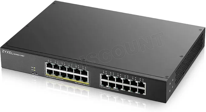 Switch réseau ethernet Gigabit Zyxel GS1900-EP - 24 ports dont 12x PoE