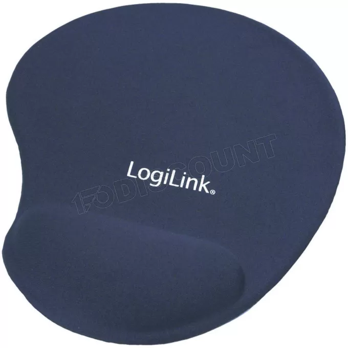 Tapis de souris avec repose poignet en gel Logilink (Bleu)