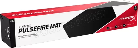 Photo de Tapis de souris Gamer HyperX Pulsefire - Taille XXL (Noir)