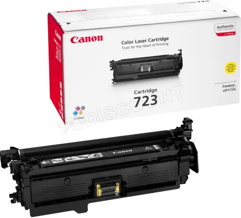 Photo de Toner Canon 723 Jaune (8500 pages)