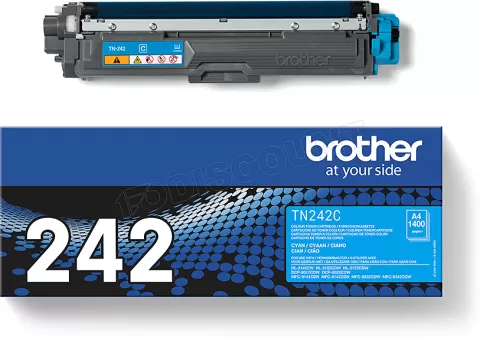 Photo de Toner Cyan Brother TN-242 - 1400 pages