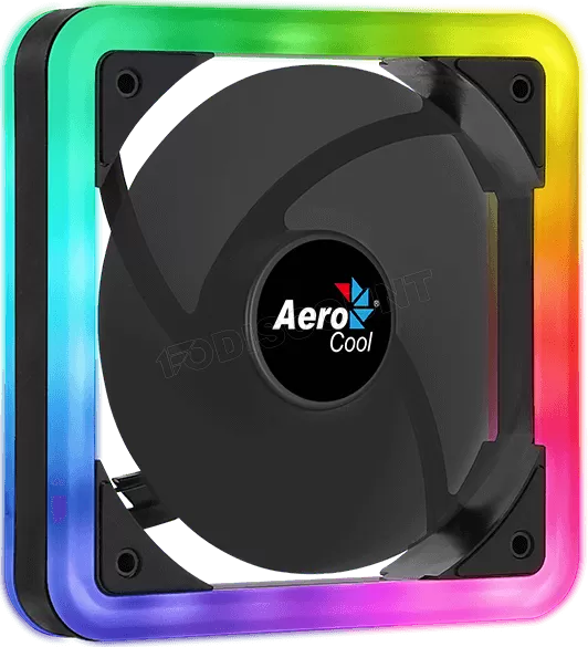 Ventilateur de boitier AeroCool Edge RGB 14cm (Noir)