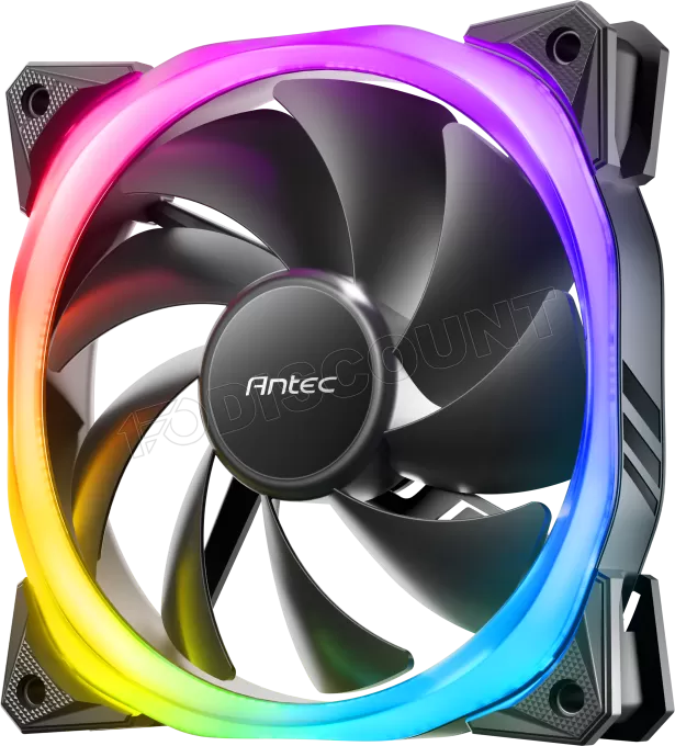 Ventilateur de boitier Antec Fusion V2 RGB - 12cm (Noir)