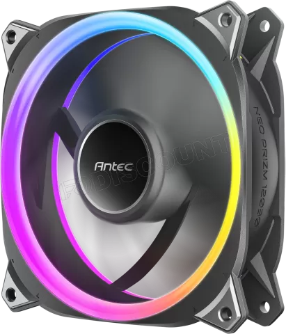 Photo de Ventilateur de boitier Antec Neo Prizm T3 RGB - 12cm (Noir)