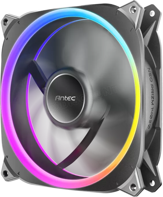 Ventilateur de boitier Antec Neo Prizm T3 RGB - 14cm (Noir)