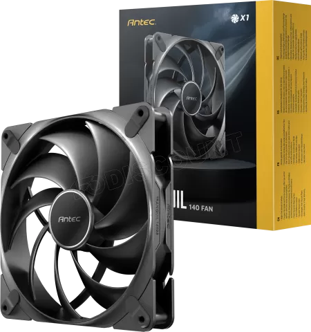 Photo de Ventilateur de boitier Antec Tranquil - 14cm (Noir)