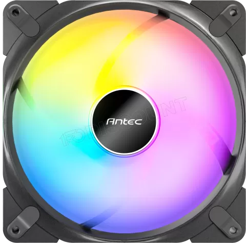 Photo de Ventilateur de boitier Antec Tranquil RGB - 14cm (Noir)