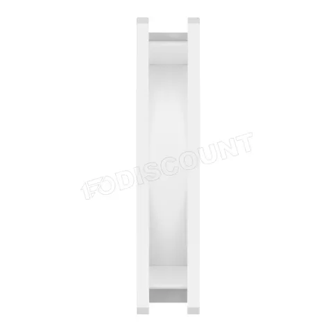 Photo de Ventilateur de boitier Arctic P12 PWM PST 12cm (Blanc/Transparent)