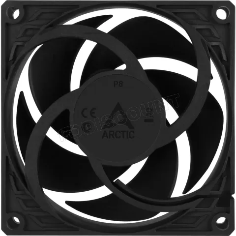 Photo de Ventilateur de boitier Arctic P8 - 8cm (Noir)