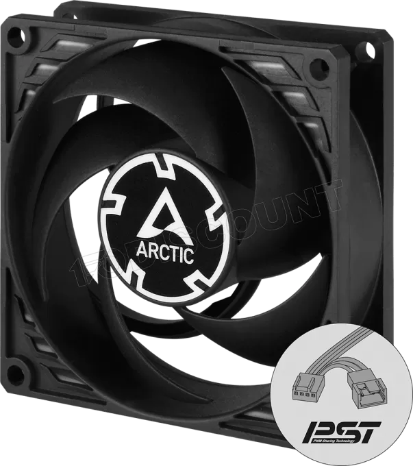 Ventilateur de boitier Arctic P8 PST - 8cm (Noir)