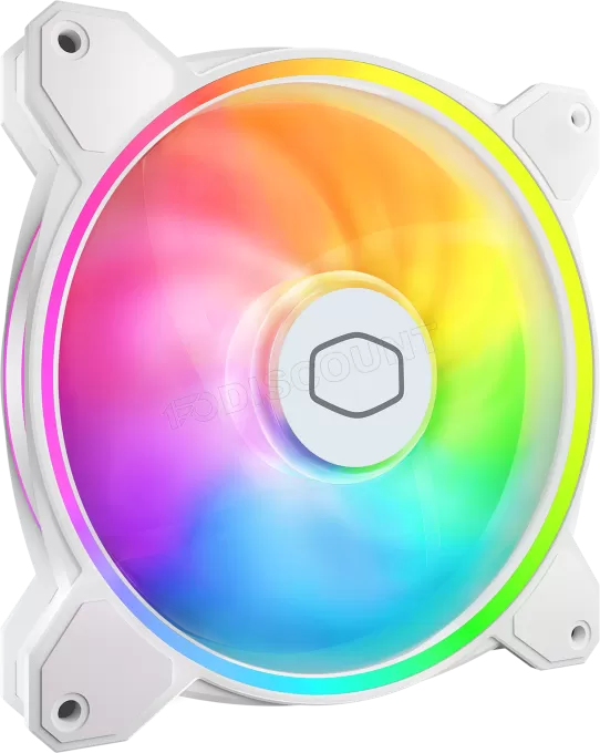 Ventilateur de boitier Cooler Master MasterFan MF Halo² RGB - 14cm (Blanc)